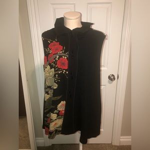 Moonlight Floral Vest/Blouse